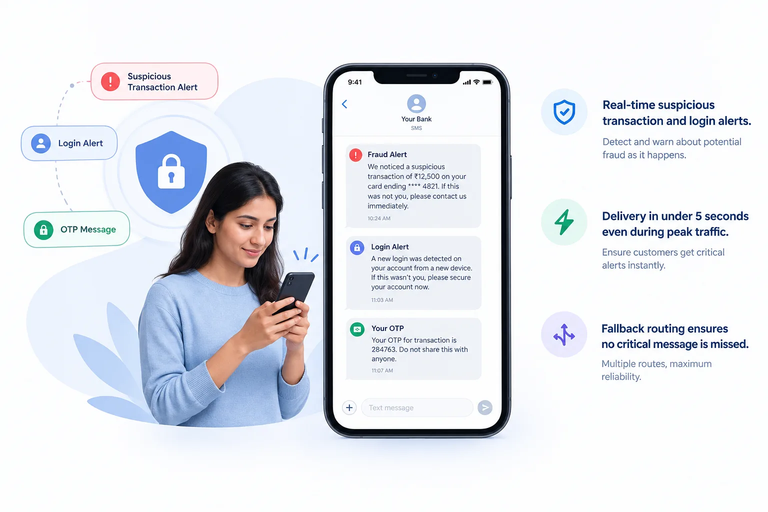 Reduce Fraud with Instant Security Alerts