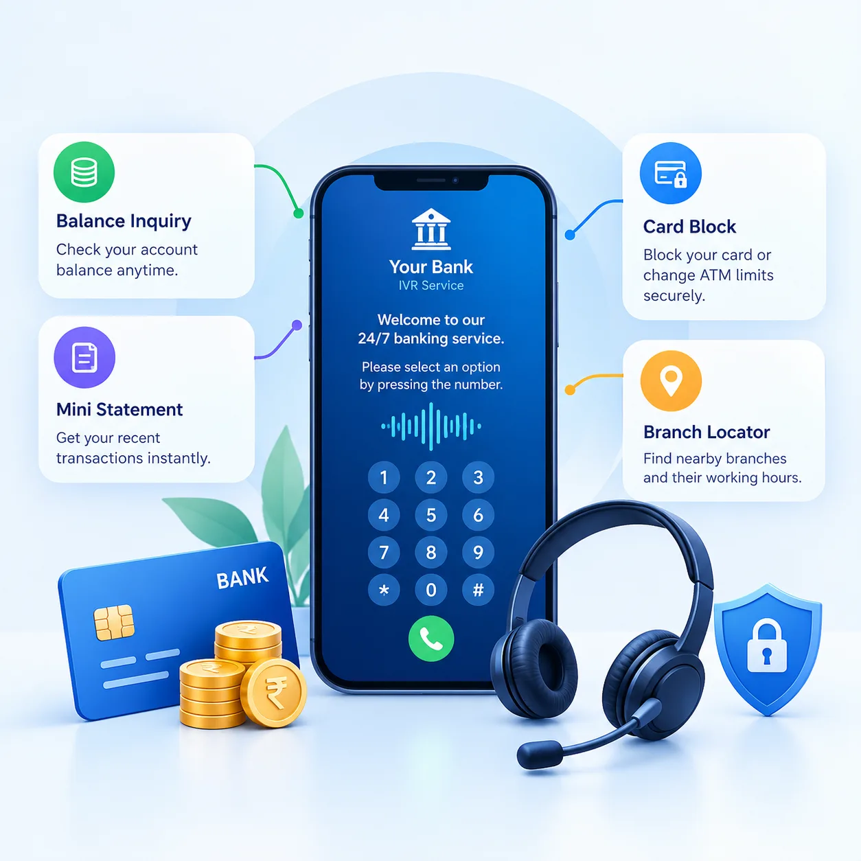 24/7 Self-Service Banking via IVR