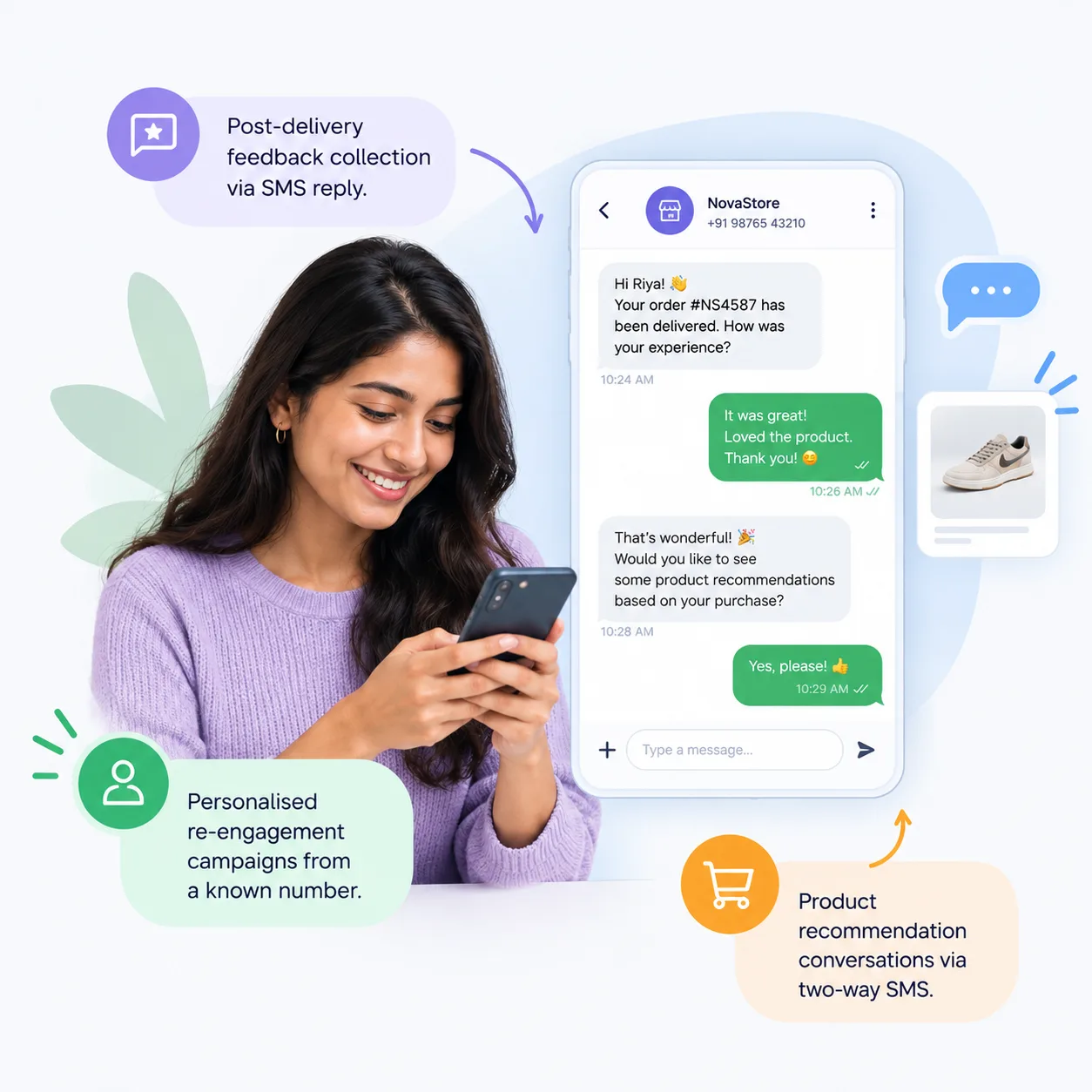 Build Customer Relationships via Two-Way SMS