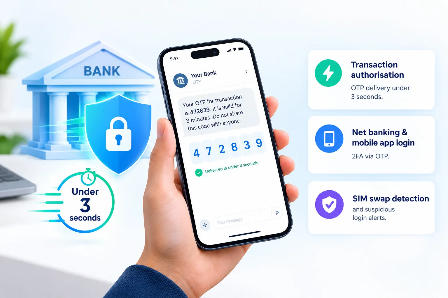 Secure Every Banking Transaction with OTP Verification