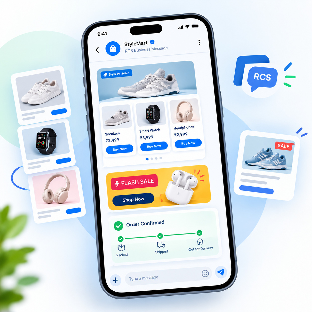 Send Interactive Product Catalogues via RCS